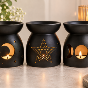 Black Ceramic Wax/Oil Burners