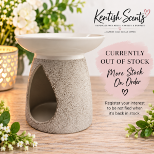 Grey & White Stone Effect Ceramic Wax & Oil Burner