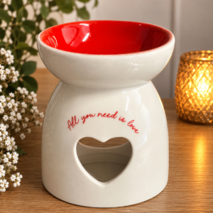 All You Need Is Love Ceramic Wax & Oil Burner
