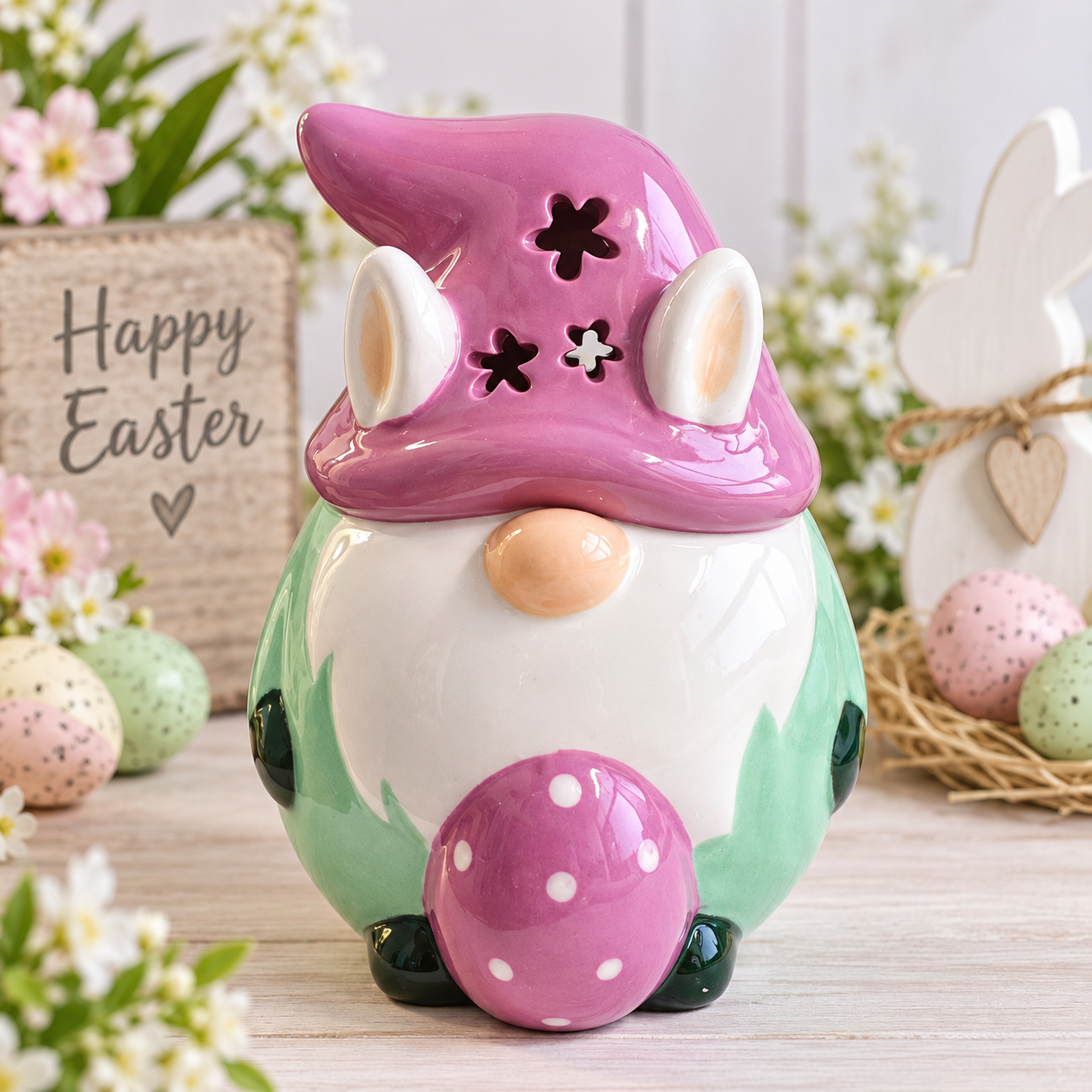 Easter Gonk Ceramic Wax Melt & Oil Burner
