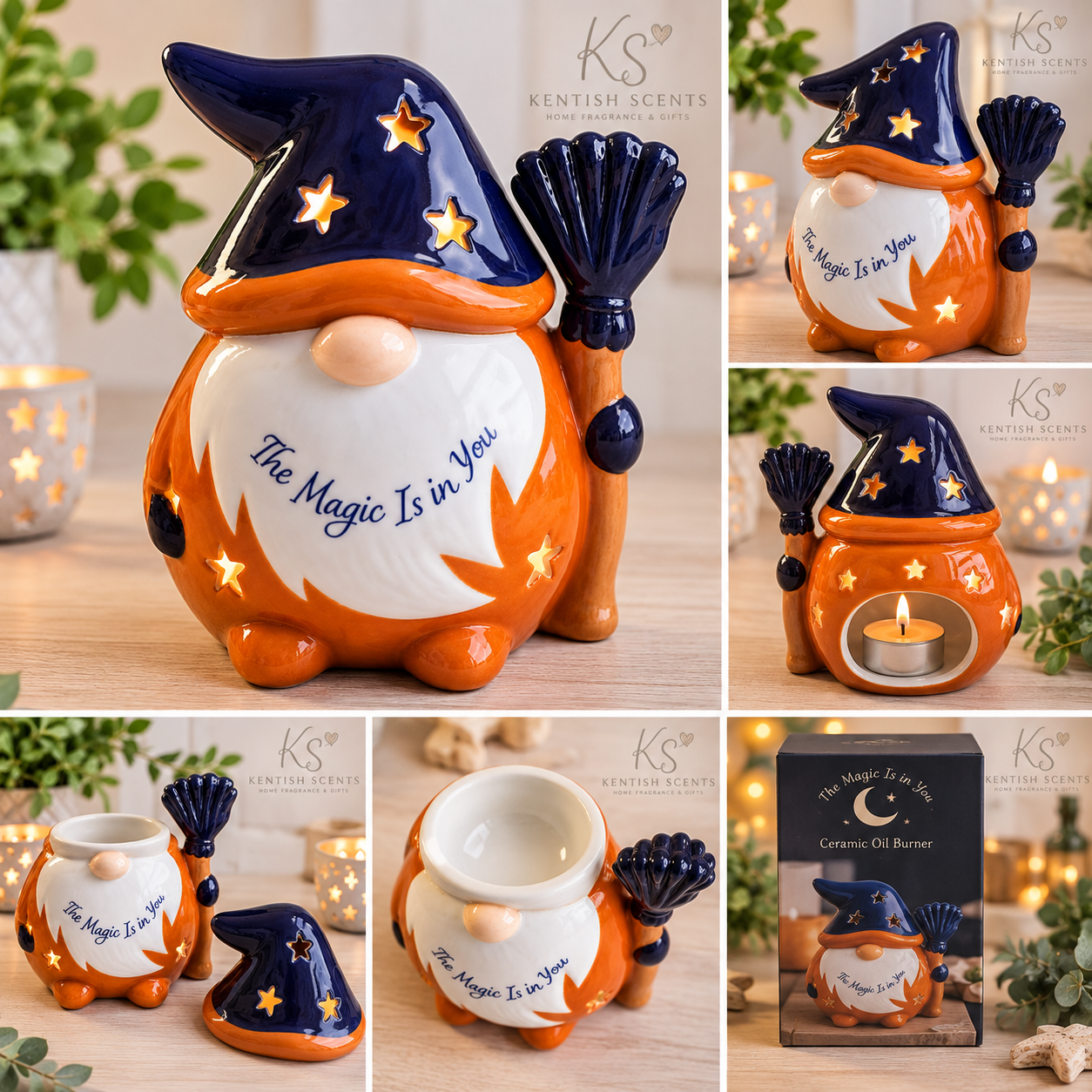 The Magic Is in You Wizard Gonk Ceramic Wax Melt & Oil Burner - Image 2